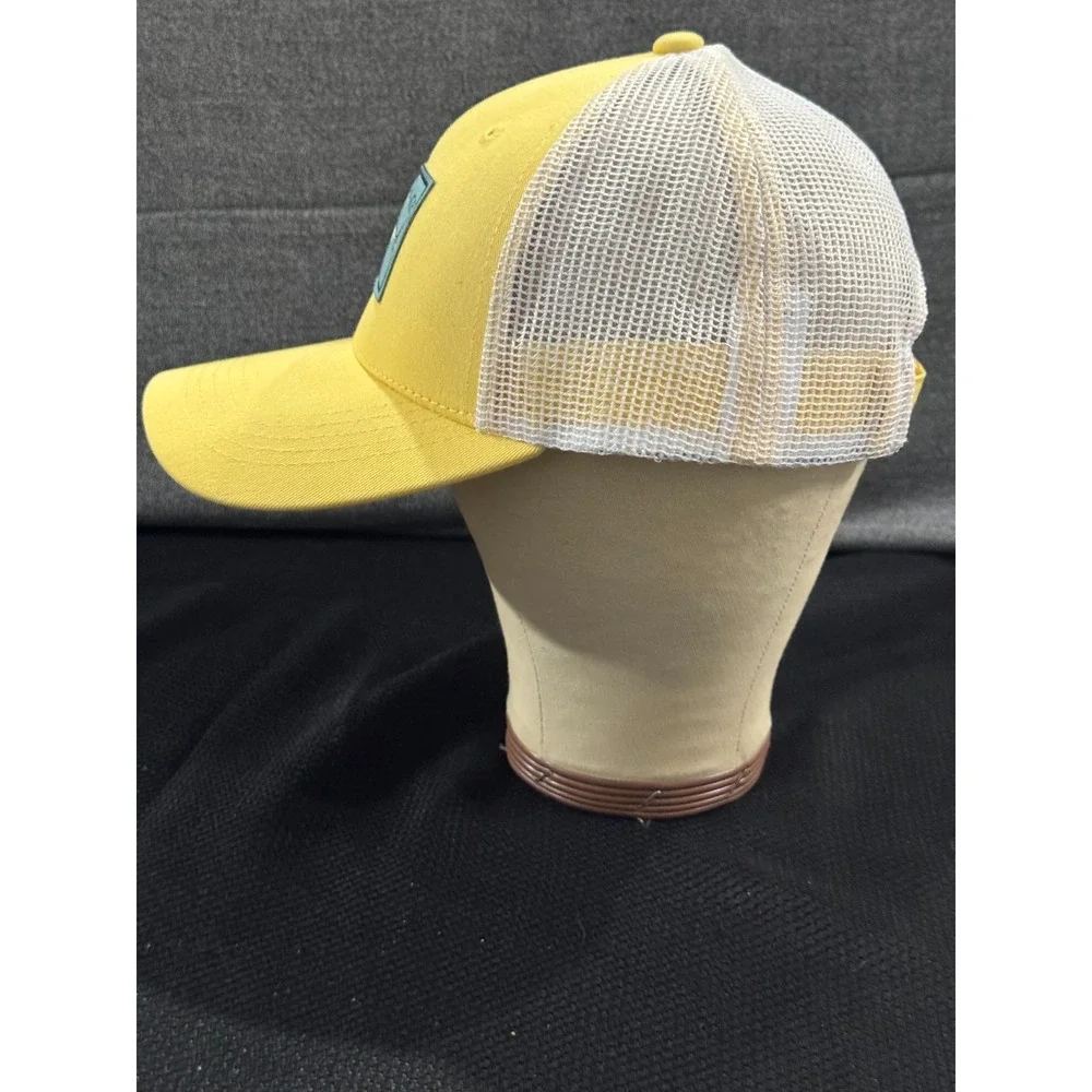 Gills N Game Trucker Cap Men's One Size Yellow Cotton Bluefin Tuna Patch Hat